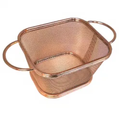 Cestillo chips de acero inoxidable color cobre