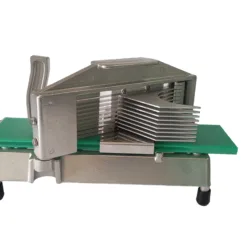 Cortador de tomates manual de aluminio y cuchilla de acero inoxidable