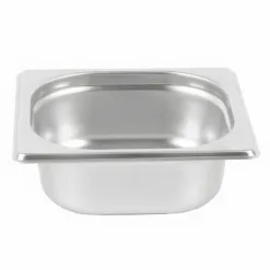 Cubeta gastronorm 1/6 de acero inoxidable