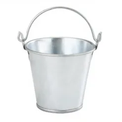 Mini cubo de acero galvanizado