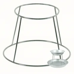 Soporte para bandeja mariscos de acero inoxidable