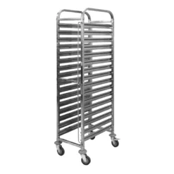 Carro gastronorm 1/1 de 16 niveles. Acero inoxidable
