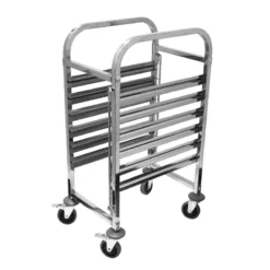 Carro gastronorm 1/1 de 6 niveles. Acero inoxidable