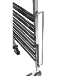 Alternative view of Carro gastronorm 1/1 de 6 niveles con superficie de trabajo. Acero inoxidable