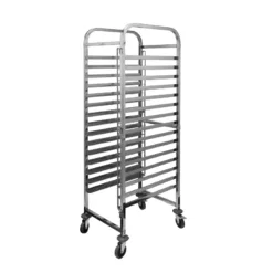 Carro pastelería 600 x 400 mm de 15 niveles. Acero inoxidable