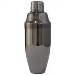 Coctelera negra de acero inoxidable 18/10