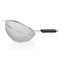 Colador reforzado de acero inoxidable mango plástico