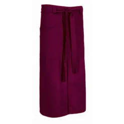 Mandil campero - Colores negro y burdeos