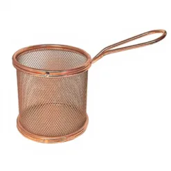 Cestillo chips de acero inoxidable color cobre