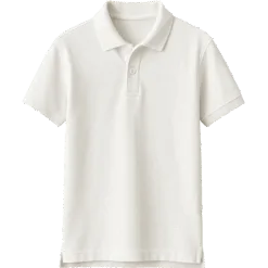 Polo manga corta - Colores blanco y negro