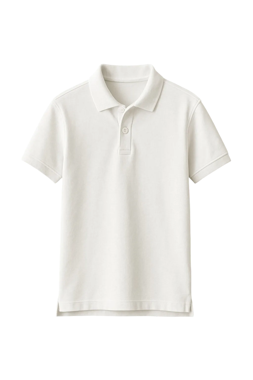 Polo manga corta - Colores blanco y negro