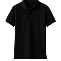 Alternative view of Polo manga corta - Colores blanco y negro