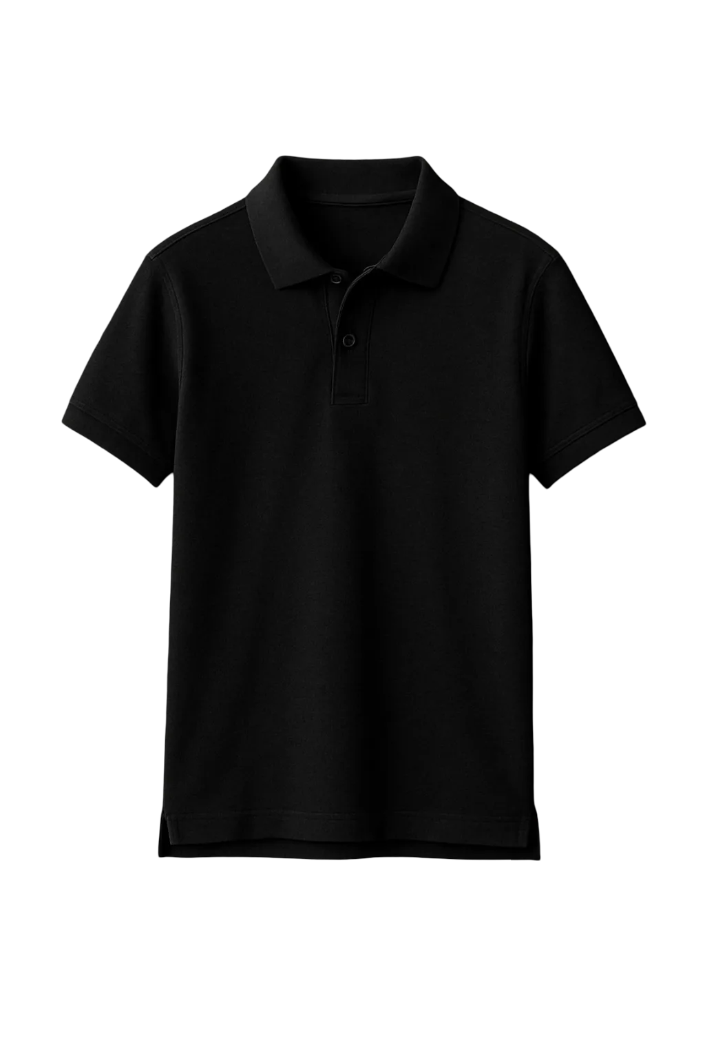 Polo manga corta - Colores blanco y negro - Imagen 2