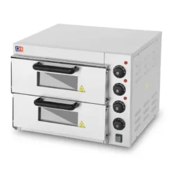 Horno eléctrico doble de pizza
