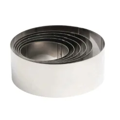 Aro redondo de acero inoxidable