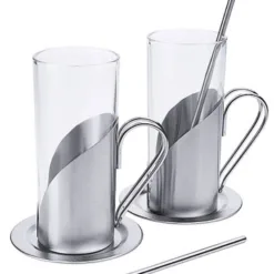 Conjunto de 2 vasos para latte / infusiones (2 unidades)