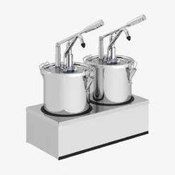 Dosificador de palanca de acero inoxidable 18/10 - 2 unidades