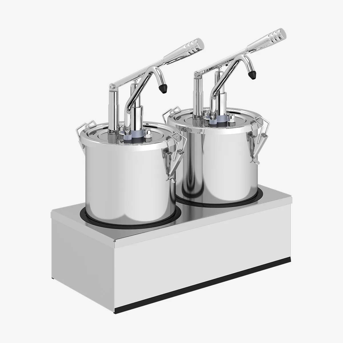 Dosificador de palanca de acero inoxidable 18/10 - 2 unidades