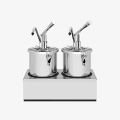 Alternative view of Dosificador de palanca de acero inoxidable 18/10 - 2 unidades