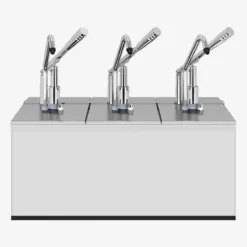 Alternative view of Dosificador de palanca de acero inoxidable 18/10 - 3 unidades